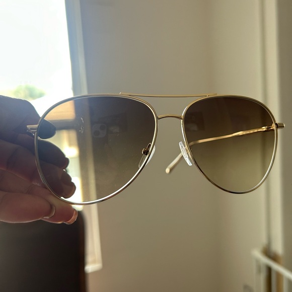 Longchamp Gold/ Khaki Gradient Sunglasses